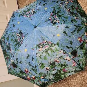 Monet water lilies umbrella